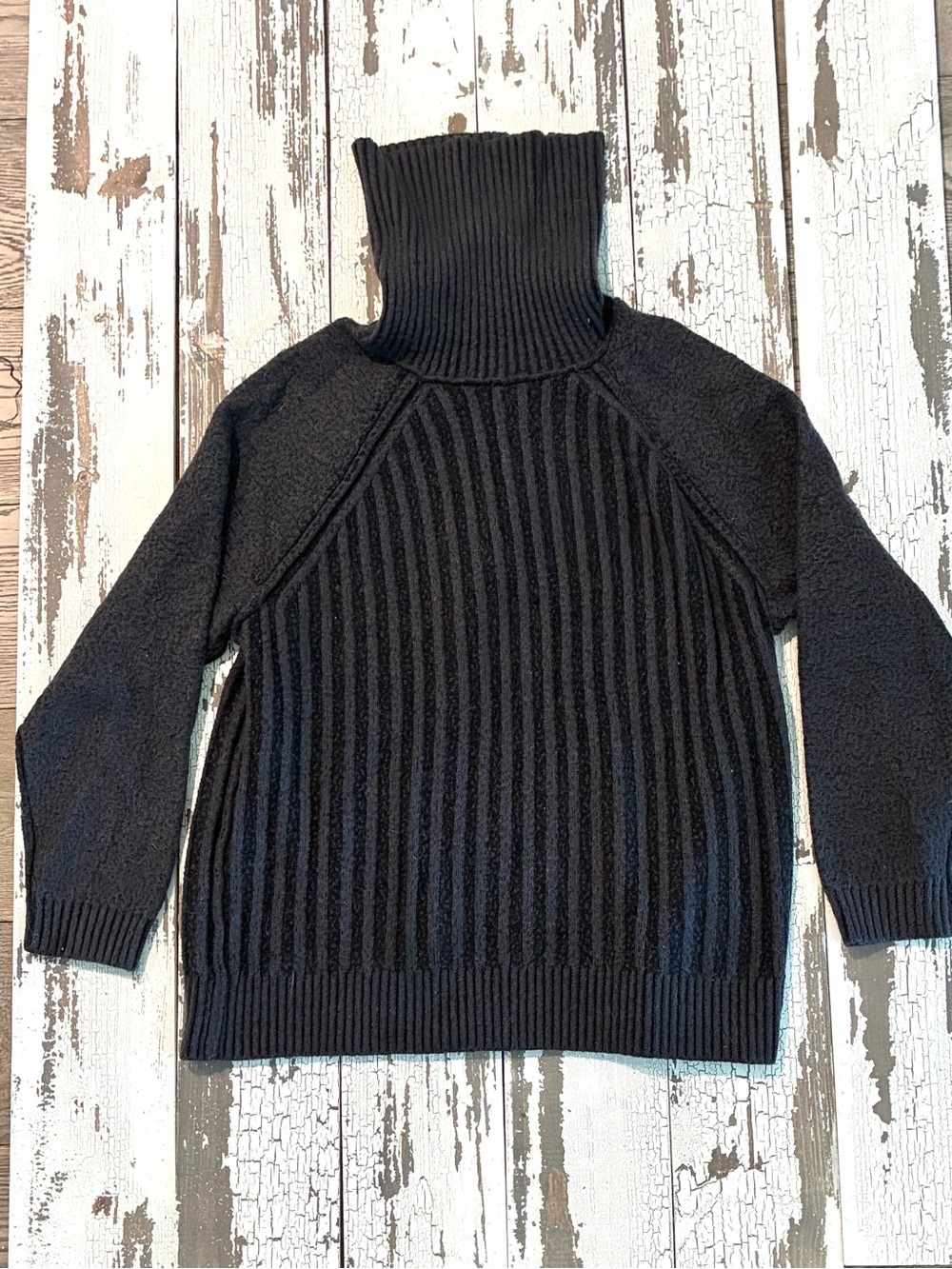 FREE PEOPLE Big City Turtleneck Chunky Sweater